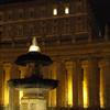 Lights on in the papal apartments during the papacy of Pope Benedict XVI.