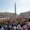 Over 200,000 attend Papal Audience with Pope Francis on April 30, 2014.