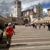Via Frate Elia outside St. Francis Basilica, Assisi