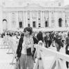 Miss Munda in front of St. Peter's Basilica